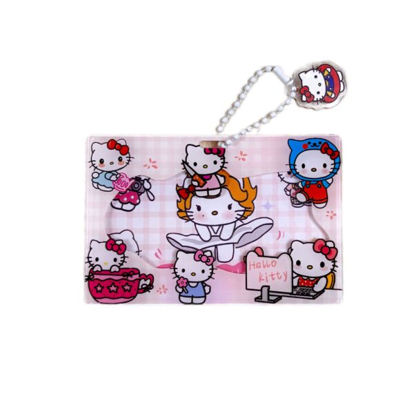 Wholesale Cute Hello Kitty ID Card, Bank Card, Access Card, Acrylic Document Holder, Student Anime Card Holder