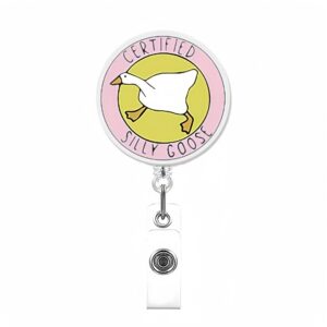 Goose walking on white background