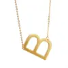 Wholesale Jewelry Fashion Letter 304 Stainless Steel 18K Gold Plated Plating Stainless Steel Necklaces
