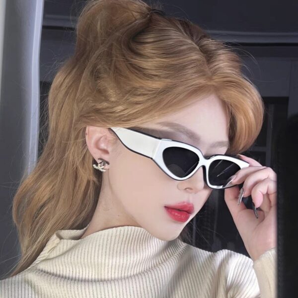 oly-9432163985b7b6ec21fdd85040974790 Wholesale Black and White Panda Double Color Sunglasses Ins Fashion Fragrant Style Internet Celebrity All-match Sunglasses for Women