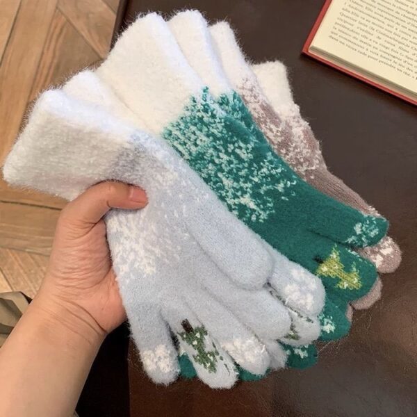 oly-943883a8f7172da19898f44ff20ebfc2 Wholesale Knitted gloves, winter fleece-lined, thickened, cold-proof wool gloves