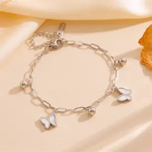 Steel Butterfly Bracelet