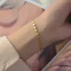 oly-9445a89c74cd2af319a4c55a4d9a1690 Wholesale PVD Coated Real Gold Plated 18K Gold Solid Color 304 Stainless Steel Simple Style Waterproof Non Tarnish Bracelets Necklace