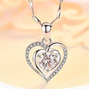 12 White Diamond O-Shaped Chain