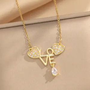 433 Gold Love Necklace