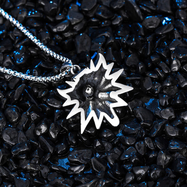 Wholesale 2025 New Hot Selling Aliexpress Hot Selling Jewelry Stainless Steel Wolf Head Pendant Men's Necklace Titanium Steel