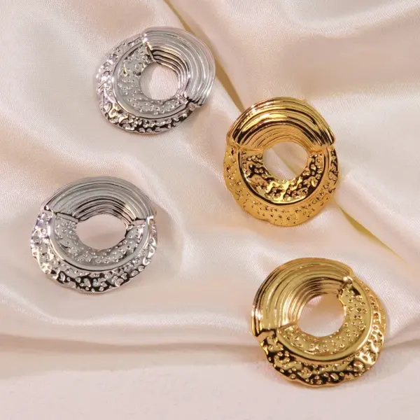 Wholesale 1 Pair Vintage Style Sweet Classic Style Irregular Geometric Irregular 304 Stainless Steel Imitation Gold Electroplating Ear Studs