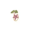 Wholesale Luxury Floral Stainless Steel Ring Colorful Drip Oil Inlaid Pearl Design Open Ring For Casual Holiday Daily Use Adjustable
