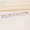 Wholesale 1 Pair Simple Style Square Inlay 304 Stainless Steel Zircon 18K Gold Plated Stainless Steel Earrings