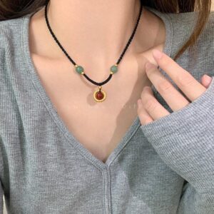 Black rope safety buckle