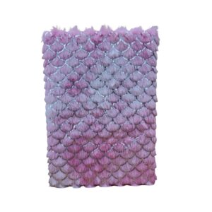 Plush / Rose red fish scale gradient