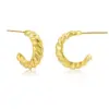 Wholesale Ethnic Style Geometric Copper Earrings Ear Studs