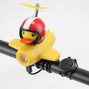 Airplane light with horn + five-star helmet red