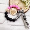 oly-94f3c8e6ee2e9cffab997fd7a112bfcc Wholesale Western Style Dairy Wood Beads Silicone Beaded Round Wood Pieces Yak Keychain