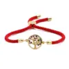 Fashion Jewelry Copper Micro-set Zirconium Life Tree Adjustable Bracelet Wholesale Nihaojewelry