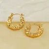 Wholesale 1 Pair Simple Style Water Droplets Polishing Gold Plated Stainless Steel Titanium Steel 18K Gold Plated Earrings