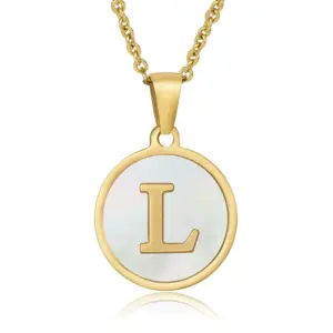 Gold L (Including Chain)