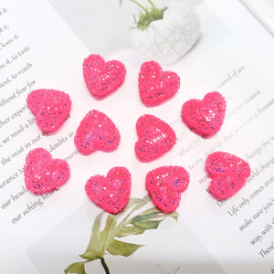 C17 golden transparent rouge powder-Jg178 / 22X25MM straight hole (about 4 g/piece)