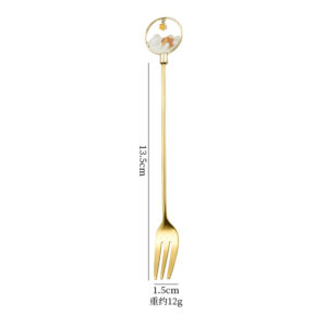 Can bear fork-gold