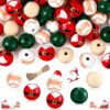 Wholesale Santa Claus wooden bead