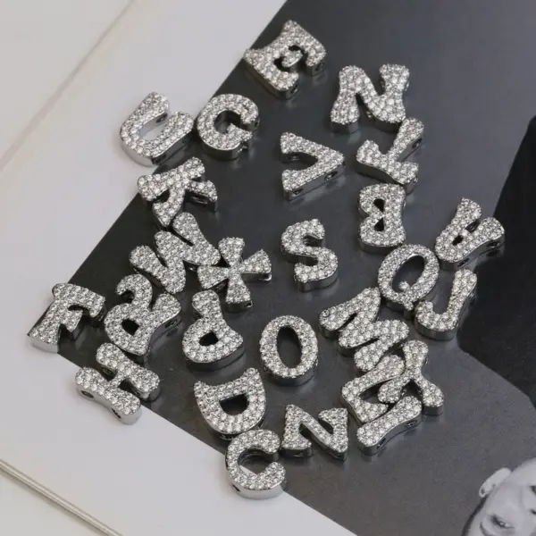 Wholesale Copper Brass Simple Style Letter Pendant Necklace