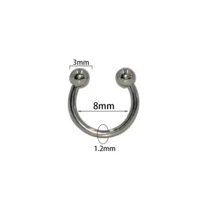 Silver / 1.2x8x3MM