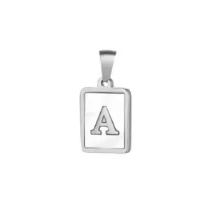 Silver / Letter a without Chain