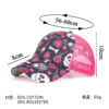 Wholesale European and American pular Cross-Border Baseball Cap with nytail Opening for Women, Sun Protection Breathable Mesh Cap B1182