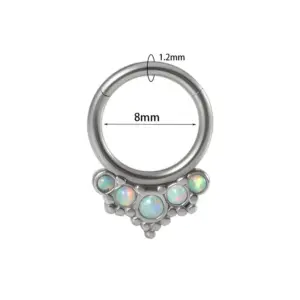 Steel Color-Five Op17 Opal / 1.2x8mm