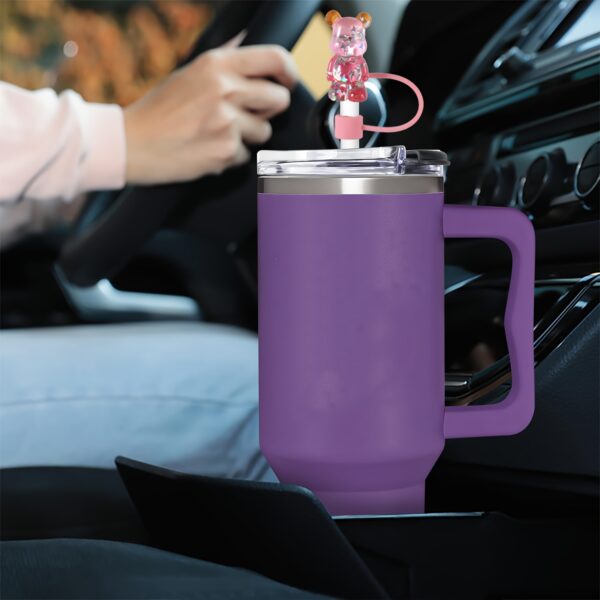 Wholesale straw cap color resin dust plug Straw Tube Cap OLY Exclusive