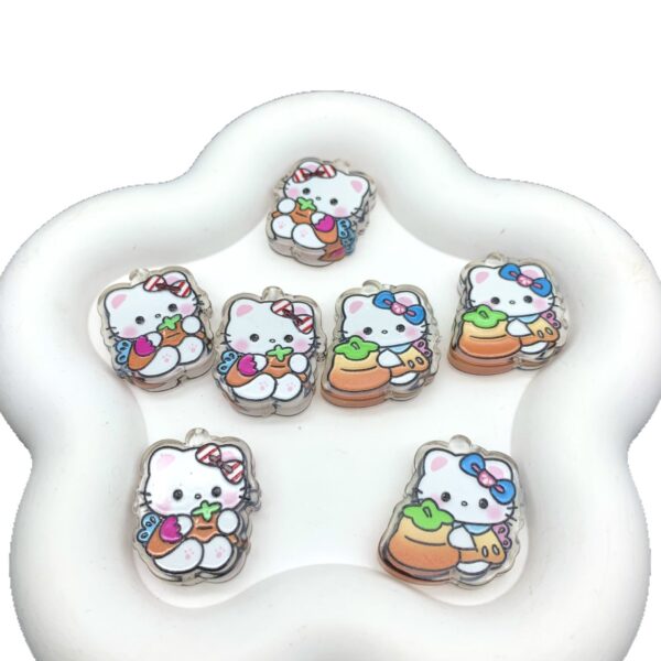 Wholesale Cartoon cute double-sided acrylic bead