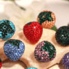 Wholesale Heavy Industry Strawberry Clay Diamond Ball DIY Beads