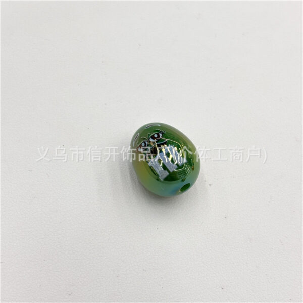 Wholesale Acrylic Printed Pigeon Egg Beads Pen