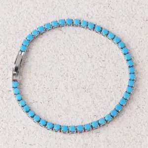 Turquoise Bracelet-Platinum