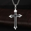 Wholesale Ebay AliExpress Hot Supply Stainless Steel Necklace Classic Cross Pendant Couple Necklace