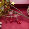 Wholesale Christmas Bow Bell Earrings