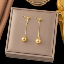 Wholesale PVD Coated Real Gold Plated Heart Shape 304 Stainless Steel Vacation Classic Style Waterproof Non Tarnish Ear Studs