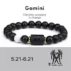 Fashion Geometric Natural Stone Patchwork Bracelets 1 Piece
