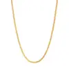 PVD Coated 18K Gold Plated Geometric 304 Stainless Steel Simple Style Waterproof Non Tarnish 304 Stainless Steel Necklace