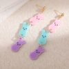Wholesale European and American Cross-border Easter Bunny Earrings Cute Bunny Earrings Easter Party Ear Jewelry