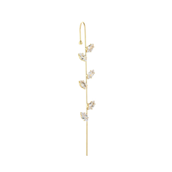 oly-95babd5bc4f8f2313704545d7b99df08 Wholesale Korean Style Simple Cold Style Zircon Flash Diamond Earrings Ear Hanging Distinctive Puncture Ear Needle Fashion Trend Earrings