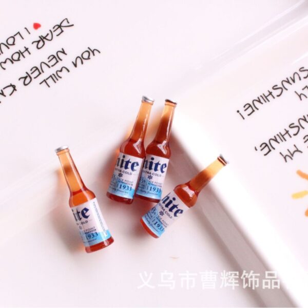 oly-95ca29ff285d62a2ac276657d4b523ad Wholesale Simulated Beer Bottles, Wine Bottles, Resin Jewelry, Keychain Processing Materials, Miniature Food Toys, Doll House Ornaments