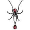 oly-95f0b3fa85251b9b35ca5b7a9f97d4c8 Wholesale European and American Cross-border New Halloween Spider Pendant Necklace Fashion Exaggerated Gothic Spider Gift Necklace