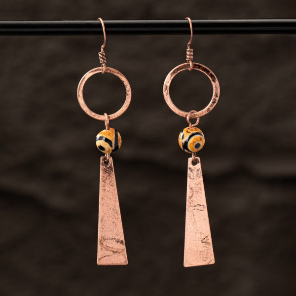 Wholesale Supply Retro Western Style Turquoise Decorative Earrings