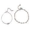 Wholesale Bohemian Western Style Flower Heart Carved Hollow Bracelet Anklet Set