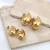 Wholesale 1 Pair Basic Geometric Plating Stainless Steel 18k Gold Plated Ear Studs