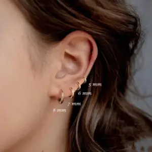 925 Sterling Silver No Inlaid Geometric Earrings