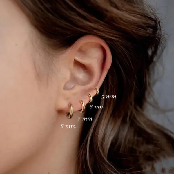 925 Sterling Silver No Inlaid Geometric Earrings