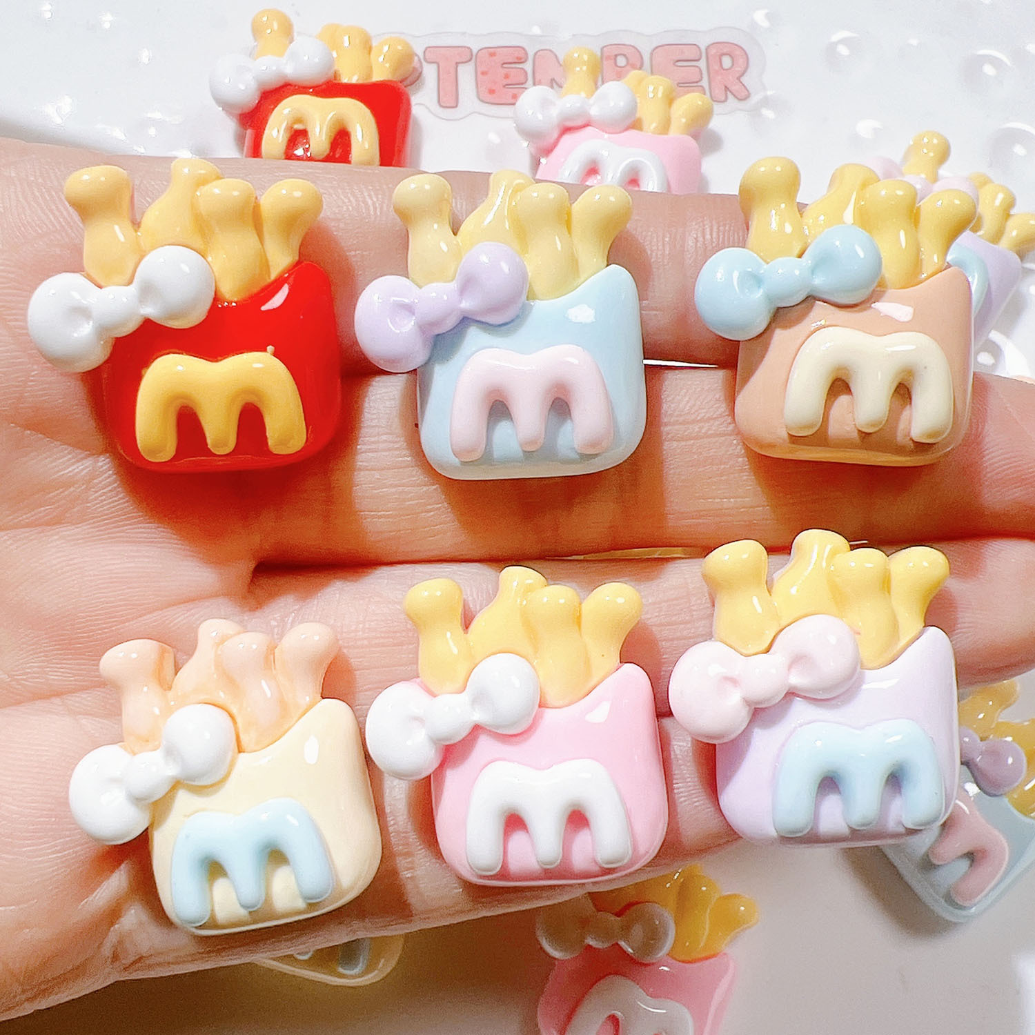 Wholesale resin aessories diy handmade material shoe flower cream glue stationery