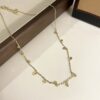 oly-9601abb630ea2e42993d74426df479ef Wholesale French Retro Star Moon Necklace Small Fresh Color Beaded Clavicle Chain Niche Design High-grade Necklace for Women